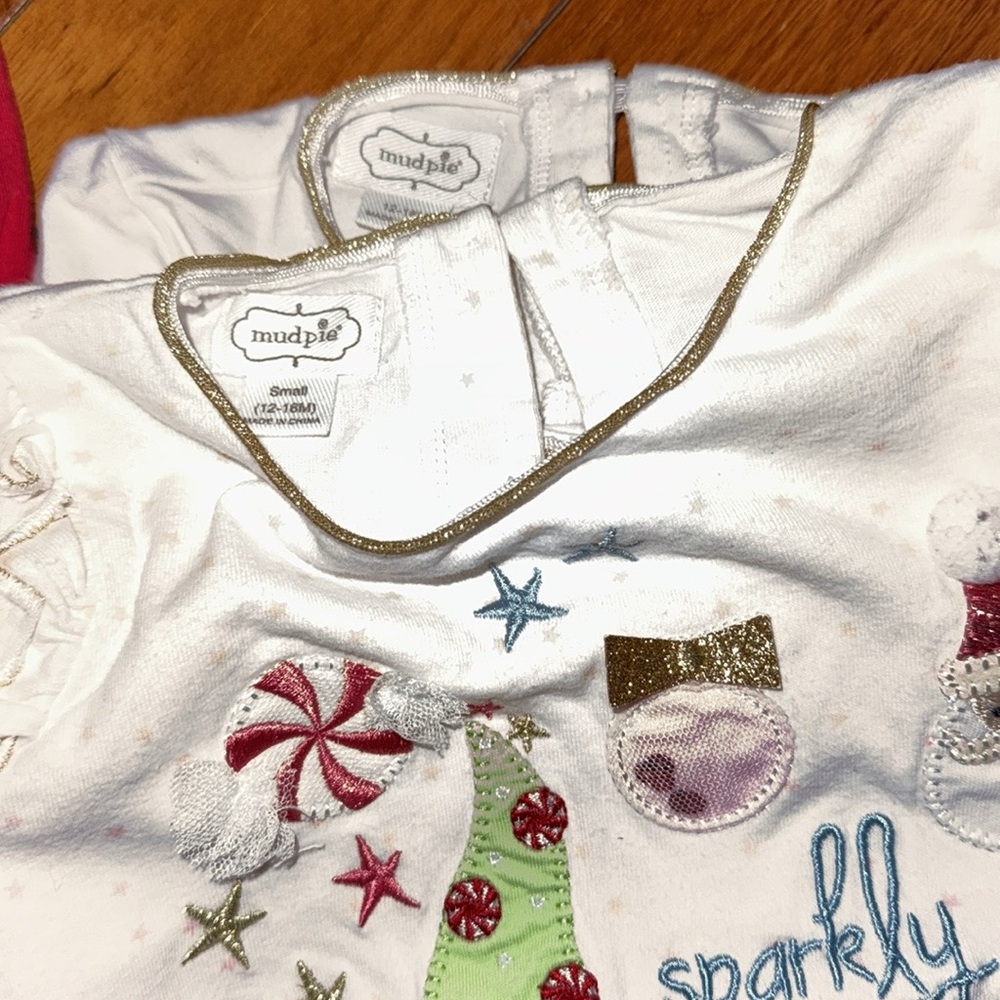 Holiday Baby girl Clothing Set bundle lot 12 18 month - Picture 5 of 7